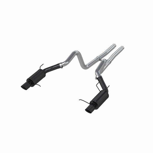 MBRP 11-14 Ford Mustang GT 5.0L Dual Split Rear Street Version T409 3in Cat Back Exhaust System