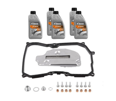 Vaico 6-Speed Automatic Transmission Service Kit with Fluid - VW 2.5L / Mk5 Golf & Jetta / Beetle & more | 09G325429-KT2