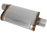 AFE aFe MACHForce XP SS Muffler 3in Center Inlet / 3in Outlet 9in L x 4in W x 14in Body 49M00031