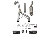 AFE aFe Rebel Series CB 2.5in Dual Center Exit SS Exhaust w/ Black Tips 07-15 Jeep Wrangler 3.6L/3.8L V6 49-48056-B