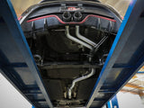 aFe Takeda 2-1/2in to 3in  SS-304 Cat-Back Exhaust w/ C/F Tips 13-17 Hyundai Veloster L4-1.6L | 49-37018-C