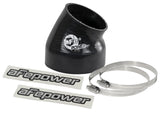 aFe Magnum FORCE Silicone Replacement Coupling Kit 4in ID x 30 Deg. Elbow Coupler - Black | 59-00097