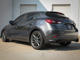 AFE aFe Takeda 2-1/2in 304 SS Cat-Back Exhaust w/ Carbon Fiber Tips 14-18 Mazda 3 L4 2.0L/2.5L 49-37015-C