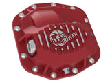 AFE aFe Pro Series Front Differential Cover Red 2018+ Jeep Wrangler (JL) V6 3.6L (Dana M186) 46-71010R