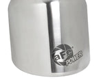 AFE aFe MACH Force-Xp 304 SS Clamp-On Exhaust Tip 2.5in. Inlet / 4in. Outlet / 6in. L - Polished 49T25404-P06