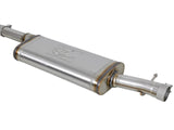 AFE aFe Rebel Series Cat-Back 2.5in Dual Center Exit SS Exhaust w/ Black Tips 07-14 Jeep Wrangler V6 49-48054-B