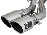AFE aFe Rebel Series 2.5in SS Cat-Back Exhaust w/ Polished Tip 07-18 Jeep Wrangler (JK) V6 3.6/3.8L 4dr 49-48054-P