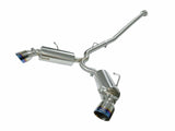 aFe Takeda Exhaust Axle-Back 13-15 Scion FRS / Subaru BRZ 304SS Blue Flame Dual Tips Exhaust | 49-36023-L