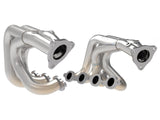 AFE aFe Twisted 304SS Header 2020 Chevy Corvette (C8) 6.2L V8 - Brushed 48-34148-H