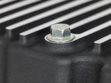 AFE AFE Pro Series Engine Oil Pan Black w/Machined Fins; 11-16 Ford Powerstroke V8-6.7L (td) 46-70322