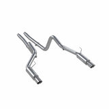 MBRP 05-09 Ford Shelby GT500 / GT Dual Split Rear Race Version, T409 4in Tips Exhaust System | S7270409