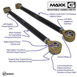 M7 Speed M7 Speed MAXX-G Adjustable Camber Links | Hybrid Polymer-MonoBall | 2 Link Kit - MINI Cooper / Base / S / JCW / R50-R61 10-511102