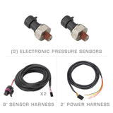 GlowShift Gauges GlowShift Gauges 10 Color Dual Digital Pressure Gauge GS-TCD-DP