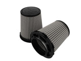 AFE aFe MagnumFLOW Pro Dry S Air Filter 4in F x 6in B MT2 x 4-3/4 T x 7in H (Inverted) 21-90114-MA