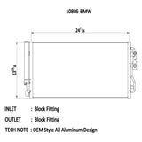 CSF CSF 14-16 BMW 220i 2.0L Turbo A/C Condenser 10805