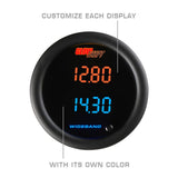 GlowShift Gauges GlowShift Gauges 10 Color Dual Digital Wideband Air/Fuel Ratio Gauge GS-TCD02W-Dual