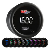 GlowShift Gauges 10 Color Digital Nitrous Pressure Gauge | GS-TCD14