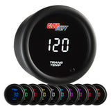 GlowShift Gauges 10 Color Digital Transmission Temperature Gauge | GS-TCD12
