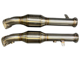 Active Autowerke X-Pipe add-on front pipes w/ GESI G-Sport Cats - E9X M3 | 11-083