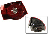 TYC Outer Tail Light Assembly OE (Left) | Late Mk5 Jetta | Dark Cherry (TYC Brand) 11-11468-00-1