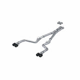 MBRP 15-Up Challenger 5.7 / 17-Up 6.2L/6.4L 3in Race Series Cat-Back w/ Quad Tips T304 Exhaust | S71143CF