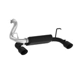 MBRP 2018+ Jeep Wrangler (JL) 3.6L V6 Dual Rear Exit Axle Back BLK Exhaust System | S5529BLK