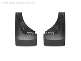 WeatherTech 07+ Chevrolet Avalanche No Drill Mudflaps - Black | 120016