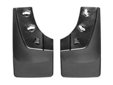 WeatherTech 14+ GMC Sierra/Sierra Denali No Drill Mudflaps - Black | 120036