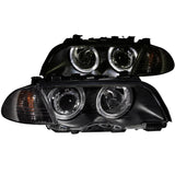 ANZO 1999-2001 BMW 3 Series E46 Projector Headlights w/ Halo Black (CCFL) | 121261