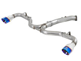 aFe Takeda 3-2.5in 304SS Axle-Back Exh Sys w/Blue Flame Tip 2018 Hyundai Elantra GT Sport I4-1.6L(t) | 49-37002-1L