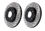 Front Stoptech Cross Drilled & Slotted Rotors - F3X | F2X (340x30mm) | 127.34140L-R