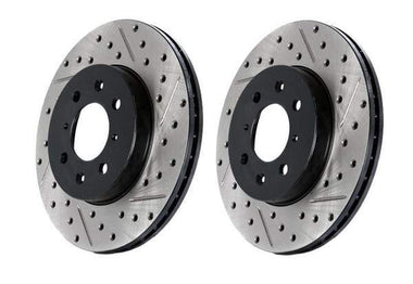 Rear Stoptech Cross Drilled & Slotted Rotors - Set of 2 Rotors   (330x22mm) B8 S4 | S5 | 127.33125L-R