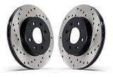 Stoptech Front Cross Drilled Rotors - E60 M5 | E63 M6 (374x36mm) | 128.34082L-128.34081R