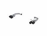 MBRP 18-21 Ford Mustang GT 5.0L T304 SS 2.5i Axle-Back, Dual Rear Exit with Quad CF Tips | S72113CF