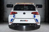 Milltek Non-Resonated Catback Exhaust/Non-Valved- (Polished Tips) Milltek Performance Exhaust System SSXVW307