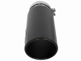 AFE aFe MACHForce XP Cat-Back SS-304 5in Interooled Exhaust Tip 5in In x 6in Outx16inL Bolt-On Right Blk 49T50601-B161