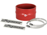aFe Magnum FORCE CAI Univ. Silicone Coupling Kit (3.5in. ID / 2.25in. L) Straight w/Hump - Red | 59-00060