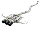 AFE aFe Takeda 3in 304 SS Cat-Back Exhaust w/ Tri-Black Tips 17-18 Honda Civic Type R L4 2.0L (t) 49-36623-B
