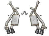aFe MACHForce XP 3in 304 SS Axle-Back Exhaust Dual Exhaust (NPP) w/ Black Tips 16-17 Camaro SS V8 | 49-34068-B