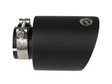 AFE aFe Takeda 304 SS Clamp-On Exhaust Tip 2.5in. Inlet / 4.5in. Outlet / 7in. L - Black 49T25454-B072
