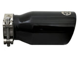 AFE aFe MACH Force-Xp Universal 409 SS Single-Wall Clamp-On Exhaust Tip - Black 49T25354-B07
