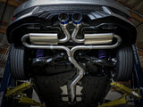 aFe Takeda 3in 304 SS Cat-Back Exhaust System w/ Blue Tips 2017 Honda Civic Si I4 1.5L (t) | 49-36618-L