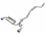aFe POWER Takeda 2021 Toyota Supra 2.0L (t) 2.5in-3in 304 SS CB Exhaust w/ Blue Tips | 49-36050-L