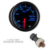 GlowShift Gauges GlowShift Gauges Black 7 Color 4 Gauge Diesel Set - 60 PSI Boost, 1500° F Exhaust
Gas Temperature, Transmission Temperature & 100 PSI Fuel Pressure Gauges GS-C7-DS4