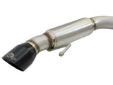 AFE aFe MACHForce XP 3in 304 SS Sport Tone Cat-Back w/ Black Tips 15-17 Ford Mustang V6-3.7L/V8-5.0L 49-33088-B