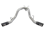 AFE aFe ATLAS 4in DPF-Back Alum Steel Exhaust System w/Dual Exit Black Tip 2017 GM Duramax 6.6L (td) 49-04086-B