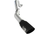 AFE aFe Atlas Exhaust 5in DPF-Back Al Steel 11-13 GM Diesel Trucks V8-6.6L (td) LML (Blk Tip) 49-04041-B