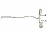 AFE aFe Takeda 3in 304 SS Cat-Back Exhaust System w/ Blue Tips 2017 Honda Civic Si I4 1.5L (t) 49-36618-L