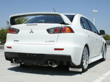 AFE aFe Takeda Exhaust 304SS Dual Cat-Back w/ Polished Tips 08-13 Mitsubishi Lancer Evo X L4 2.0L Turbo 49-36701