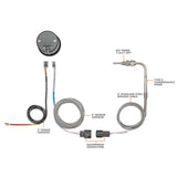 GlowShift Gauges GlowShift Gauges 10 Color Digital 2200° F Exhaust Gas Temperature Gauge GS-TCD08